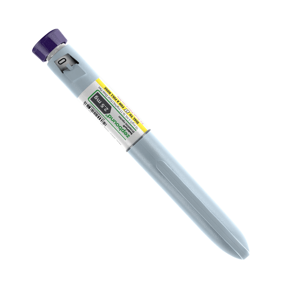 Pluma inyectora reutilizable Zepbound® KwikPen